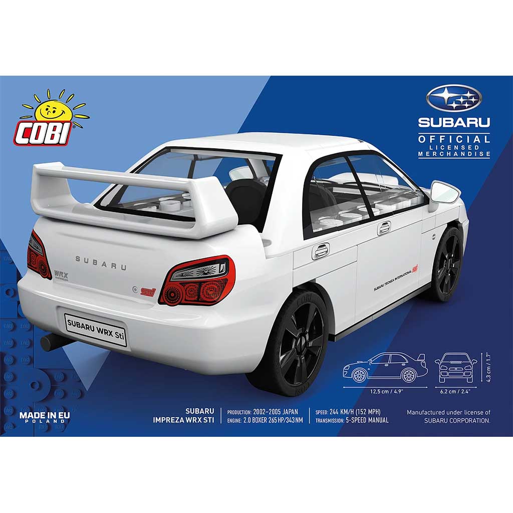 COBI: Subaru Impreza WRX STI auto stavebnica (24649) kép 2