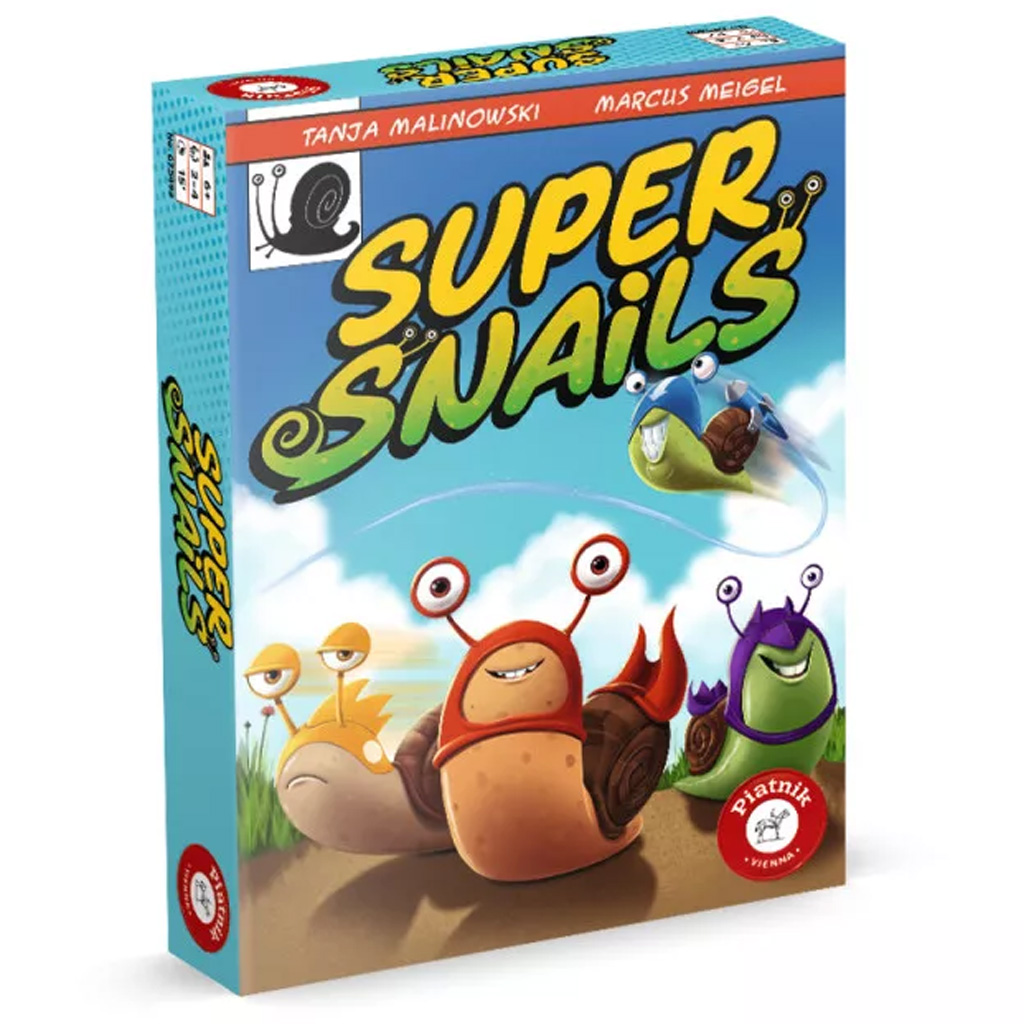 Super Snails spoločenská hra - Piatnik kép 1