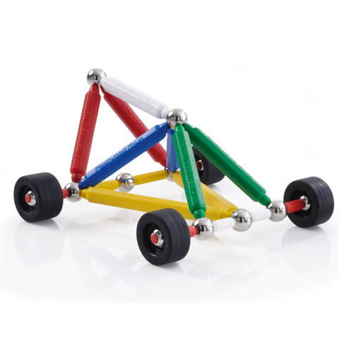 Supermag Maxi Wheels 44 dielikov - magnetická stavebnica kép 2