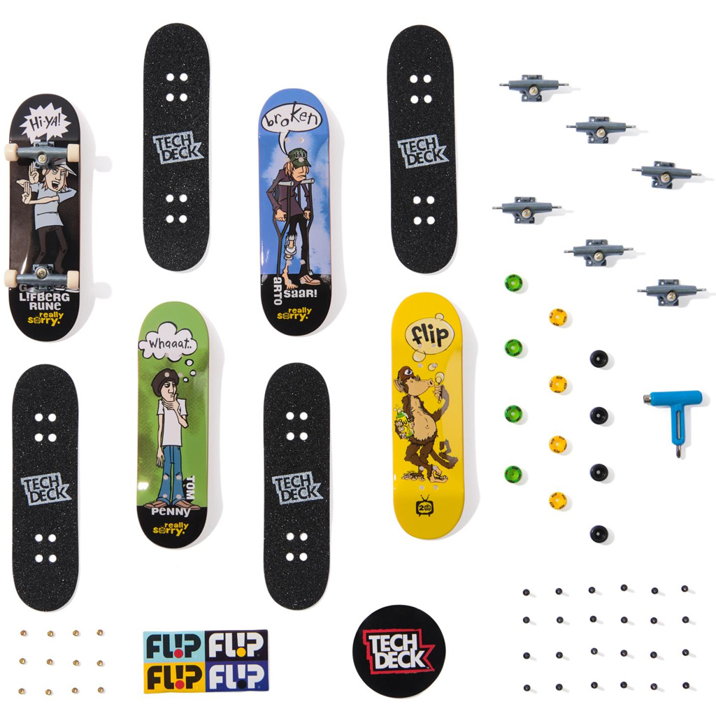 Tech Deck: FL!P fingerboard 4-dielna skateboard sada - Spin Master kép 2