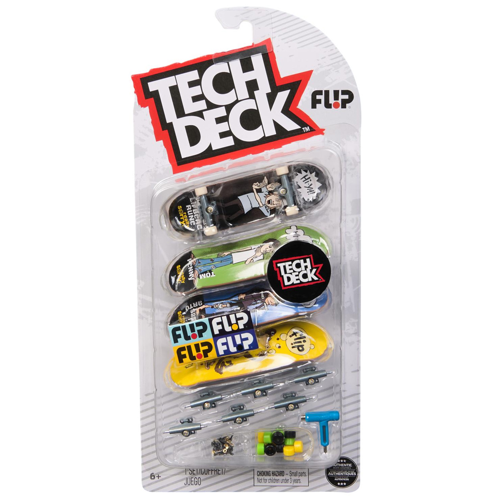 Tech Deck: FL!P fingerboard 4-dielna skateboard sada - Spin Master kép 1