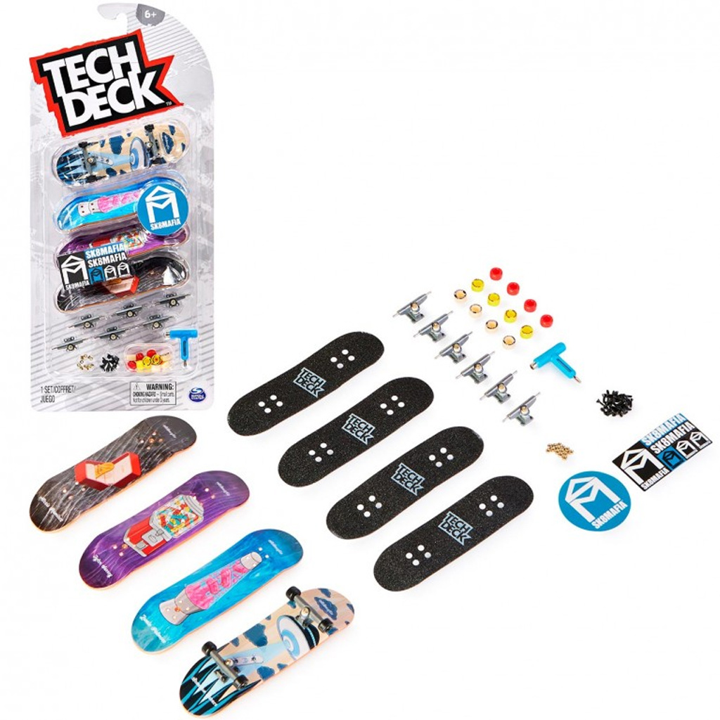 Tech Deck: SK8MAFIA fingerboard 4-dielna skateboard súprava - Spin Master kép 1