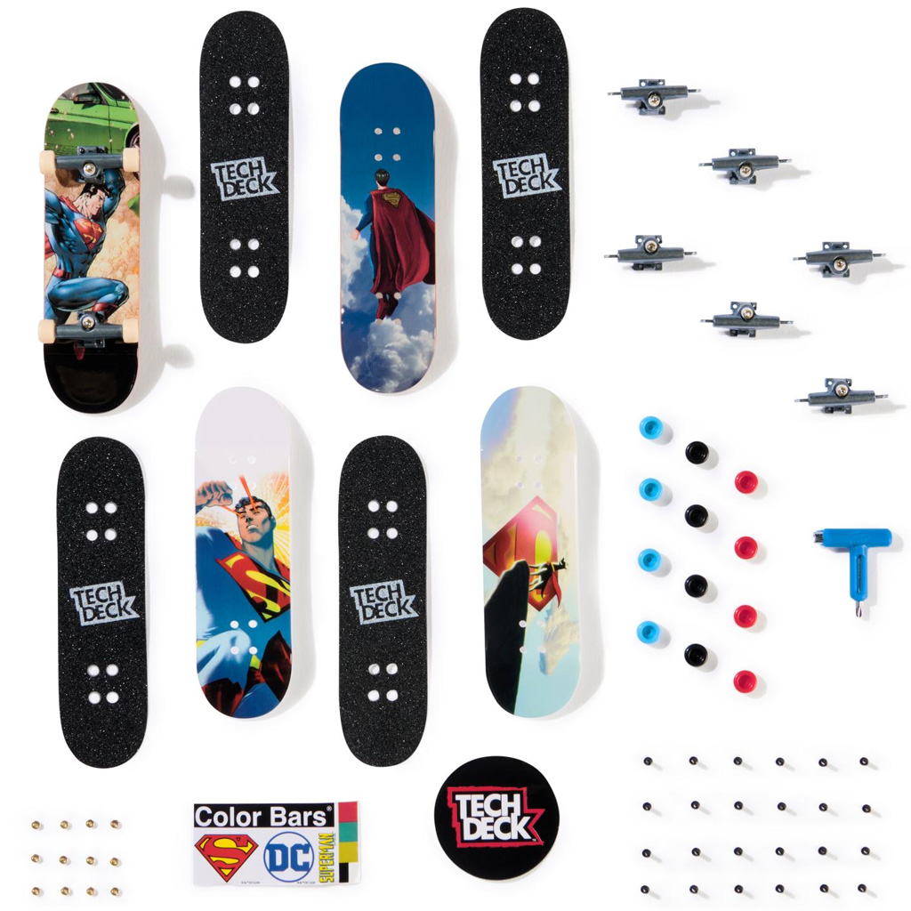 Tech Deck: Superman fingerboard 4-dielna skateboardová sada - Spin Master kép 2
