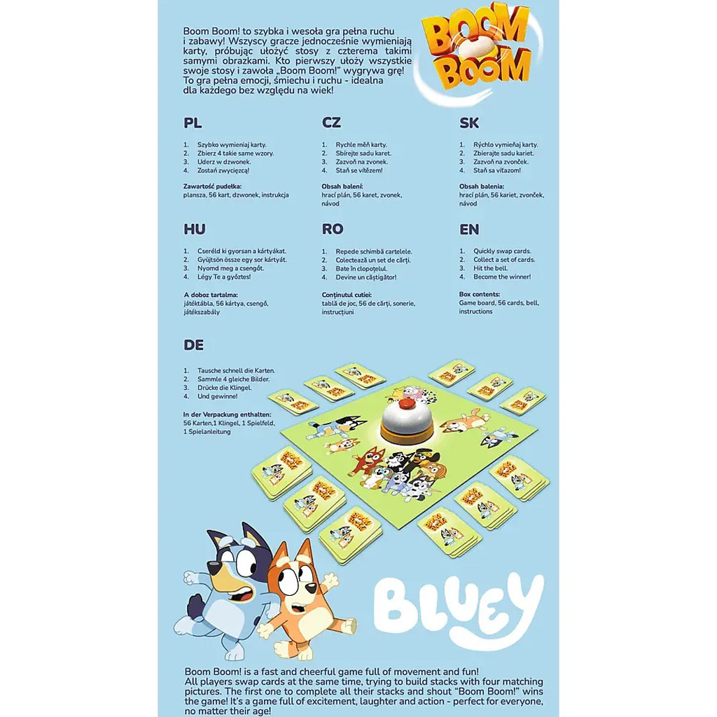 Boom Boom Bluey spoločenská hra - Trefl kép 3