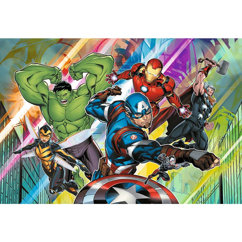 Marvel Avengers Sila a moc 100-dielny puzzle - Trefl kép 2