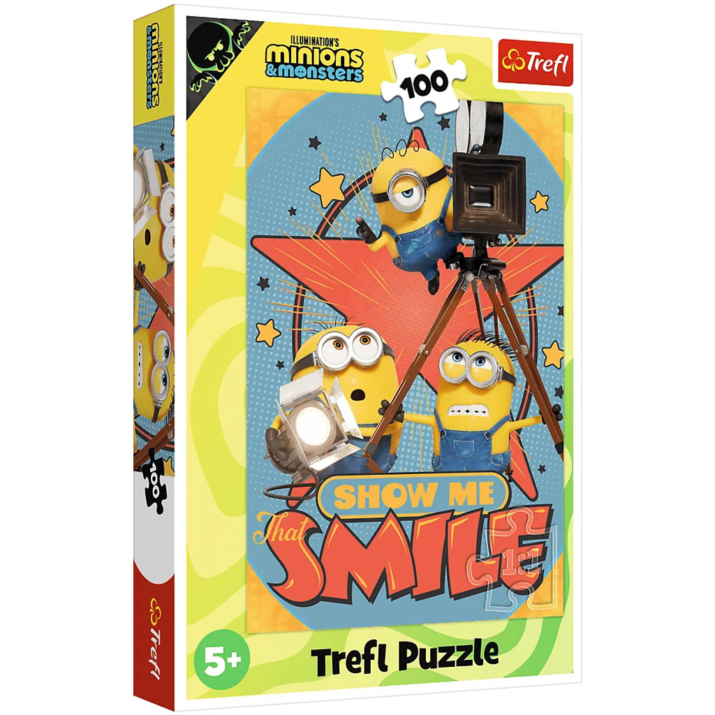 Mimoni 3 Usmievaj sa! 100-dielny puzzle - Trefl kép 1