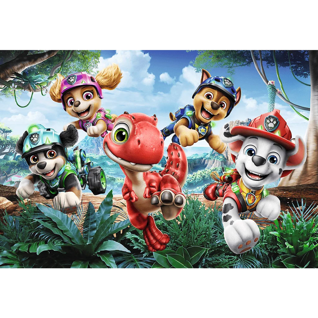 Paw Patrol Dinozáchranné dobrodružstvo 60-dielny puzzle - Trefl kép 2