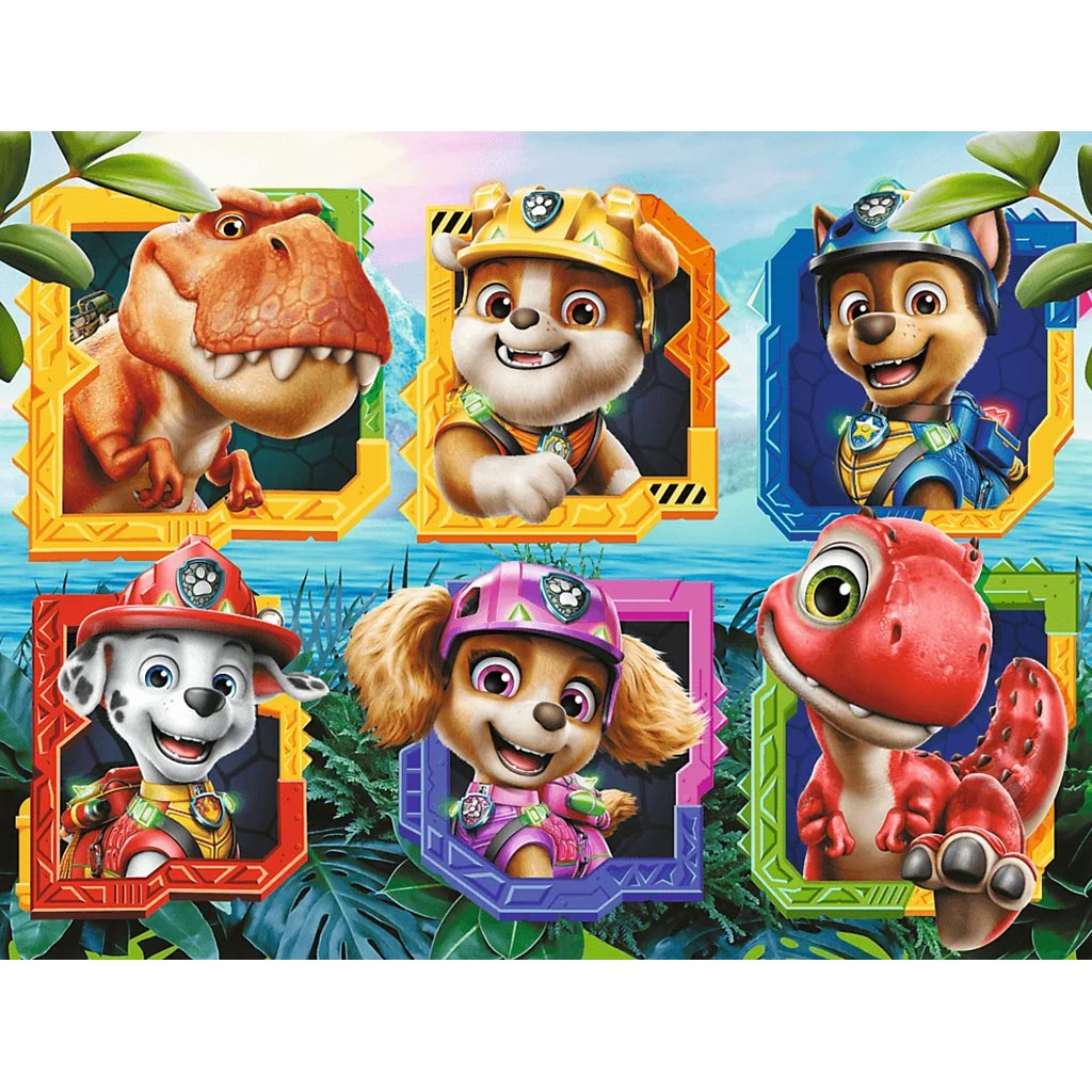 Paw Patrol ostrov dinosaurov 30-dielny puzzle - Trefl kép 2