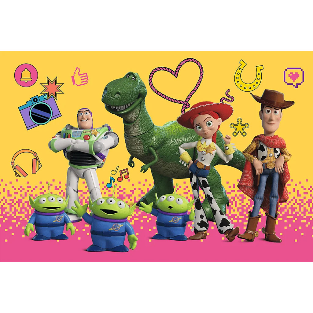 Toy Story 5 Hračky a priatelia 24-dielny Maxi puzzle - Trefl kép 2