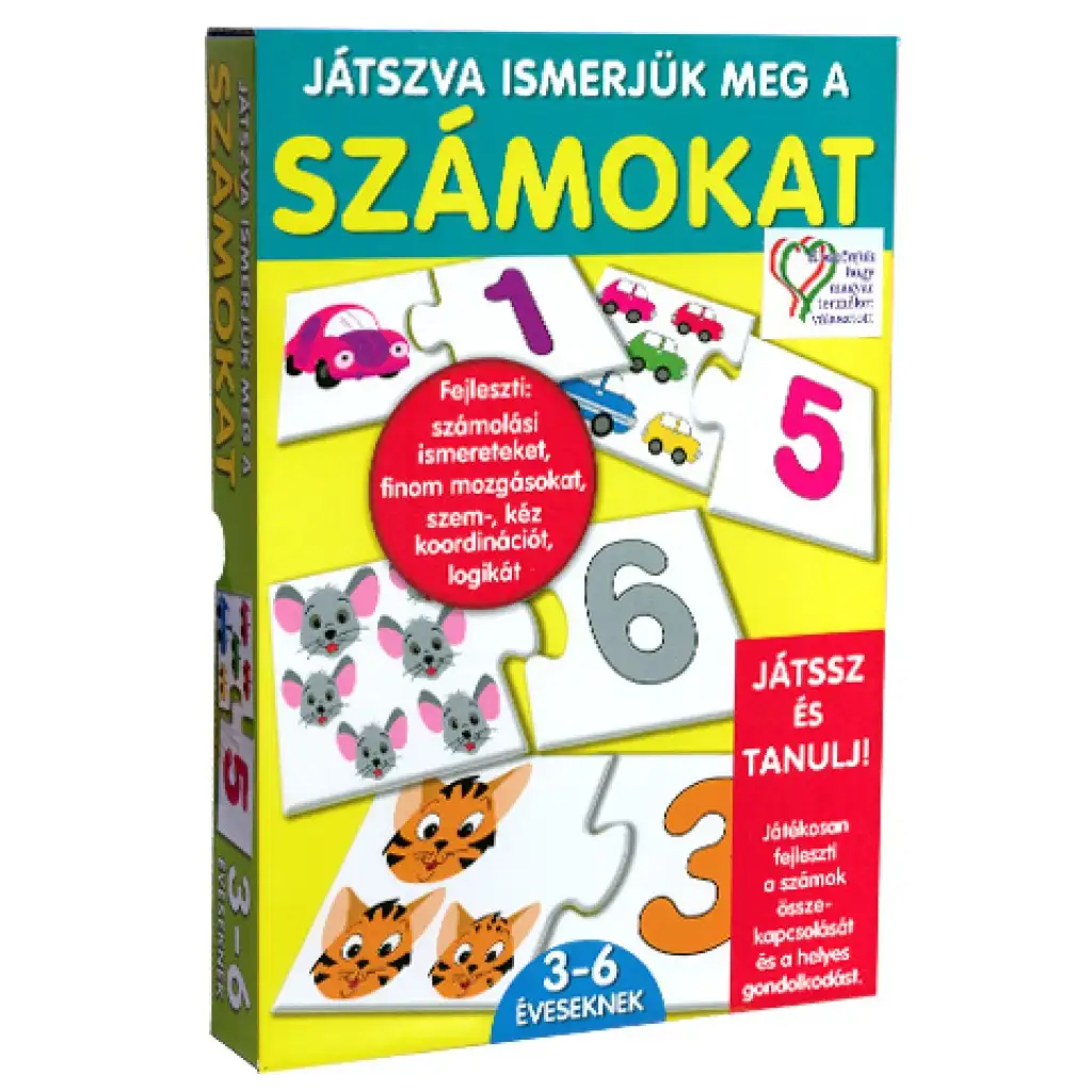 Uč sa hravo! - Čísla - maďarská vzdelávacia hra kép 1