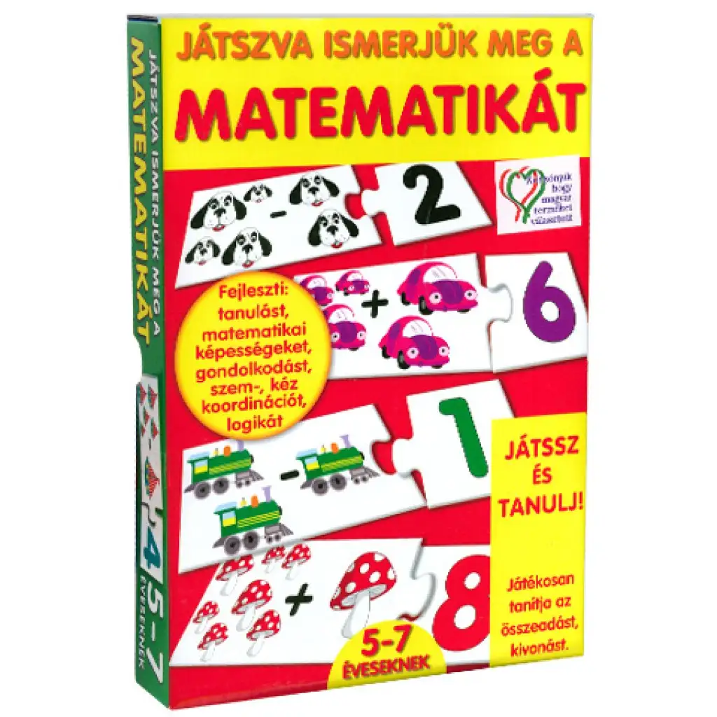 Uč sa hravo! - Matematika - maďarská vzdelávacia hra kép 1