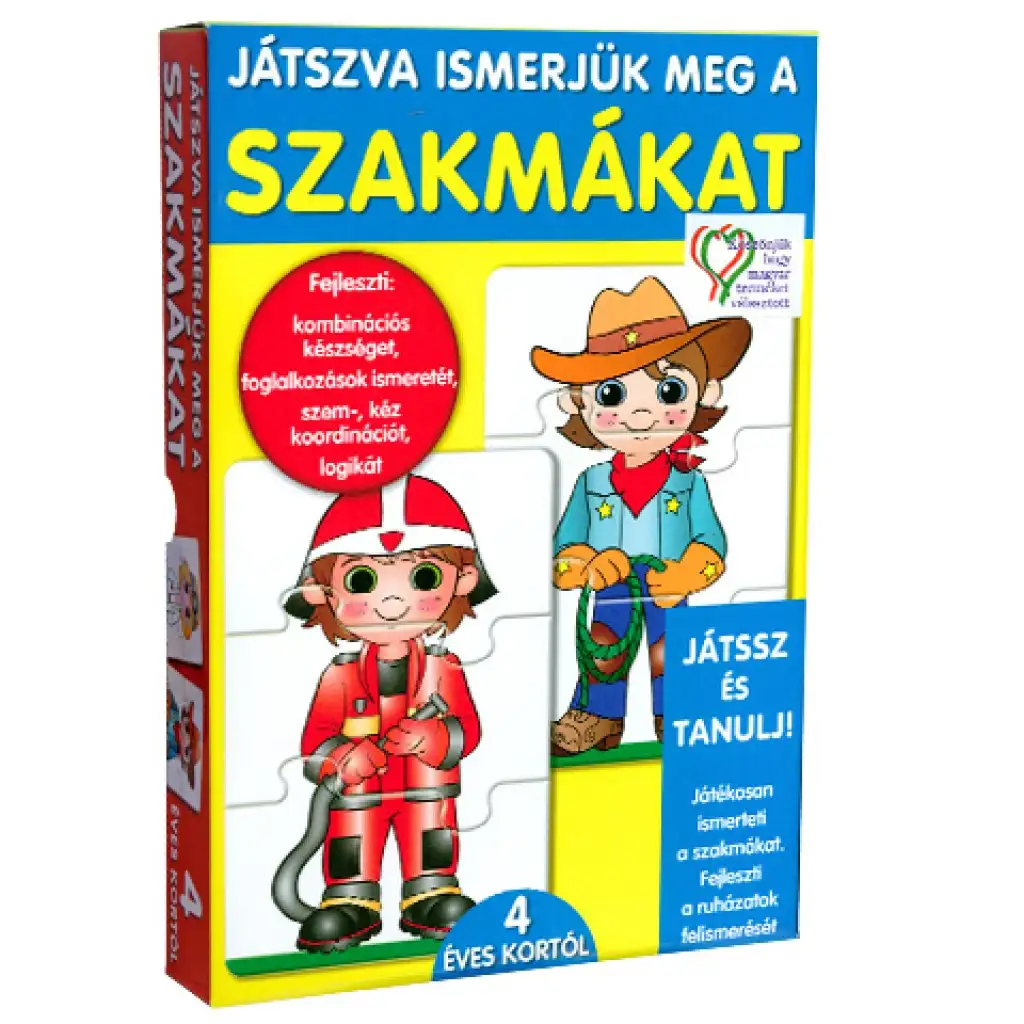 Uč sa hravo! - Profesie - maďarská vzdelávacia hra kép 1