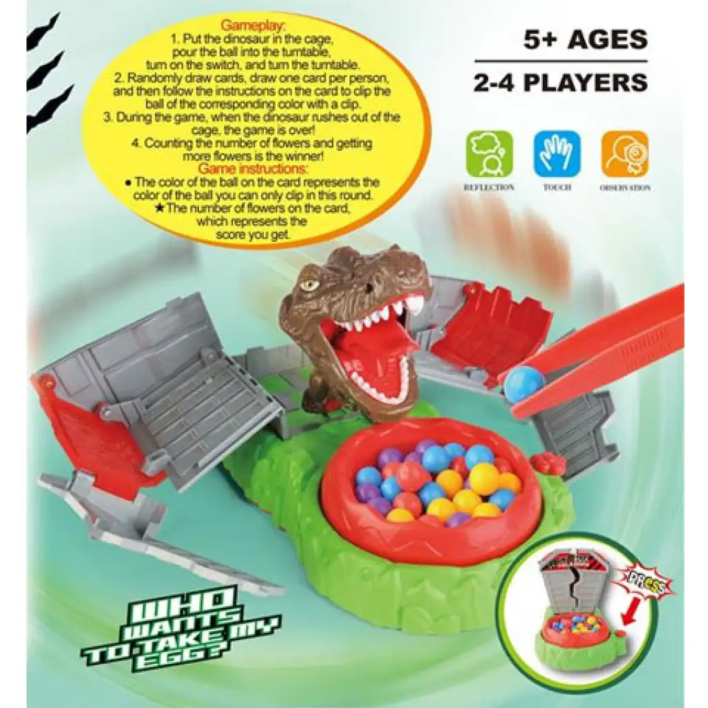 Útočný dinosaurus zručnostná spoločenská hra kép 3