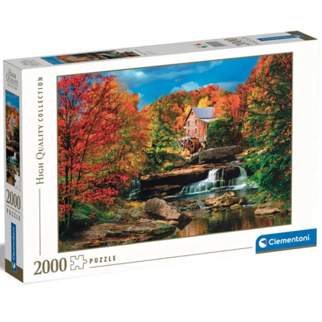 Vodný mlyn v lese HQC puzzle 2000 ks - Clementoni kép 1