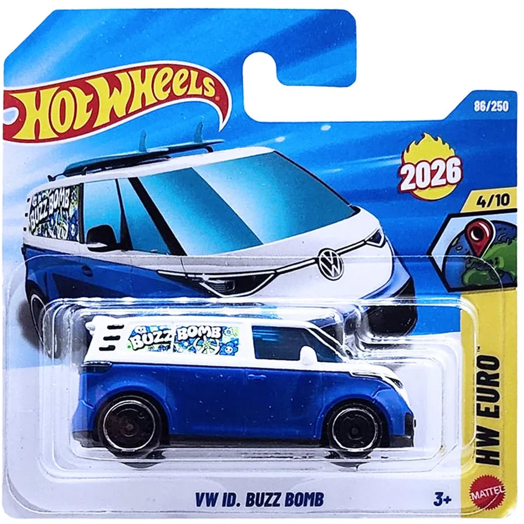 Hot Wheels: VW ID. Buzz Bomb autíčko 1/64 - Mattel kép 1
