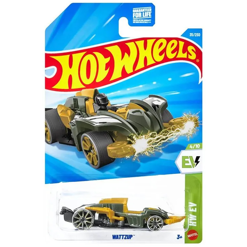 Hot Wheels: Wattzup žlté autíčko 1/64 - Mattel kép 1