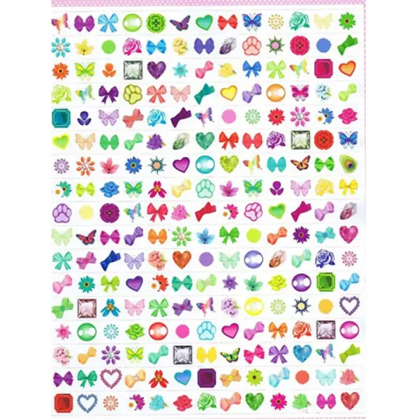1000 nálepiek koní 1. - Nálepky s kvetinovou lúkou obrázok 4