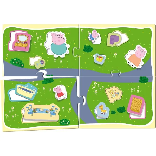 3D vzdelávací domček Peppa Pig - Lisciani obrázok 3