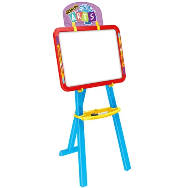 3v1 obojstranná kresliaca tabuľa v modrej farbe 40x6x59cm obrázok 2