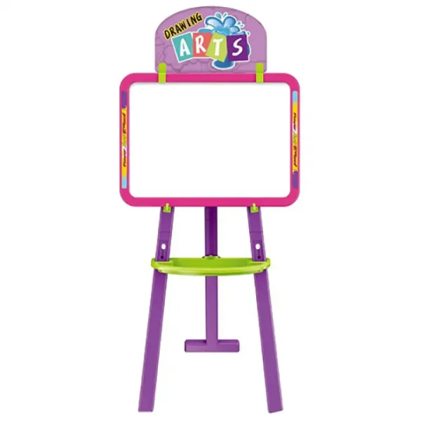3v1 obojstranná kresliaca tabuľa v ružovej farbe 37x99cm obrázok 2