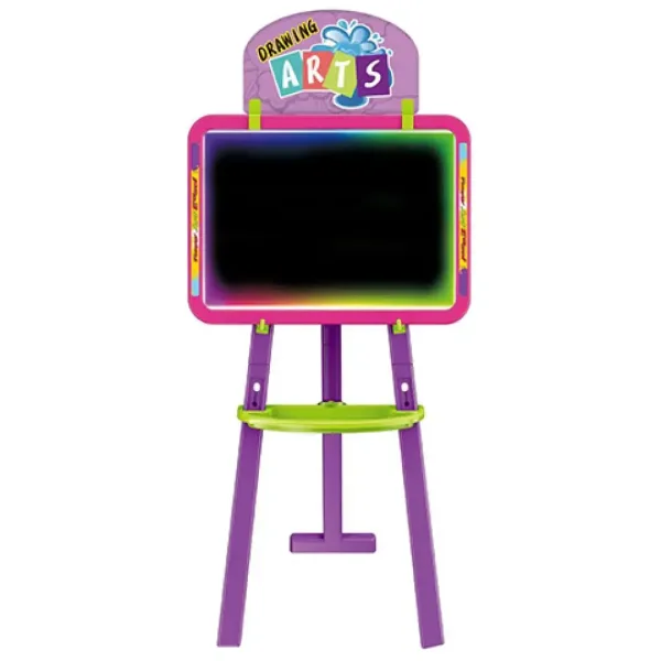 3v1 obojstranná kresliaca tabuľa v ružovej farbe 37x99cm obrázok 3