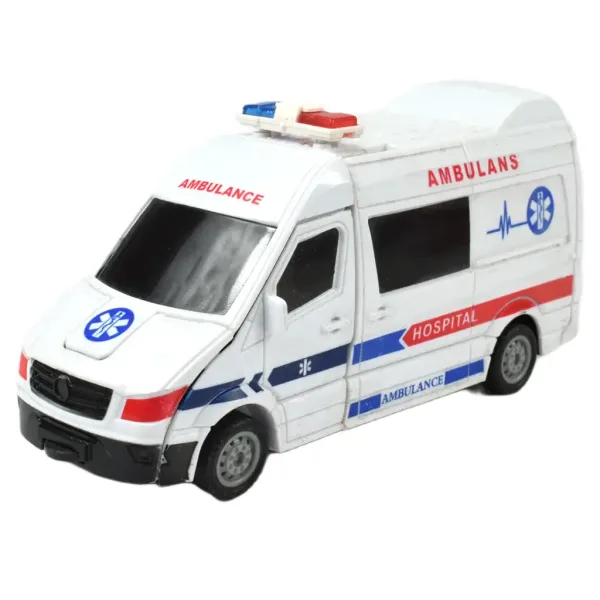 Ambulancia: Transformujúci sa záchranárske auto v dvoch variantoch 13cm obrázok 2