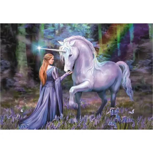 Anna Stokes - Ríša jednorožcov HQC 1500-dieliková kompaktná puzzle - Clementoni obrázok 2