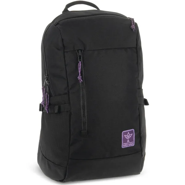 Ars Una: Dievčenský čierno-fialový školský batoh z Cordury AU-17 32x47x18 cm obrázok 1