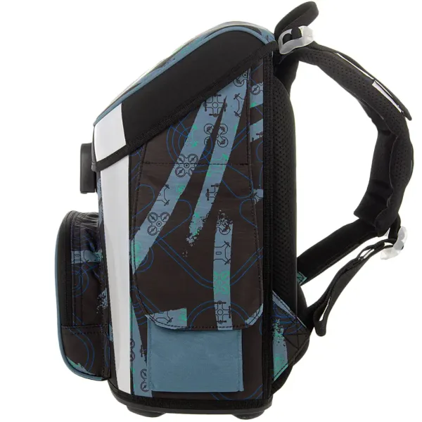 Ars Una: Drone Pro kompaktný ergonomický školský batoh s magnetickým zapínaním, ruksak 33x41x24 cm obrázok 4