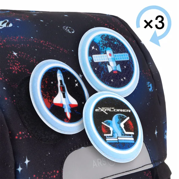 Ars Una: Space explorer easy-pack školská taška, batoh 27x38x18cm obrázok 6