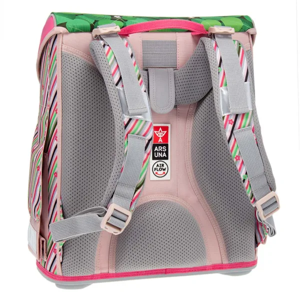Ars Una: Think Pink kompaktný ergonomický školský batoh s magnetickým uzáverom, batoh 33x41x24 cm obrázok 2