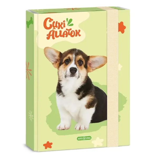 Ars Una: Welsh Corgi bulldog A/5 box na zošit obrázok 1