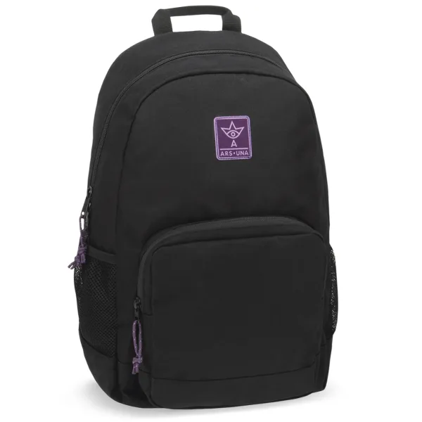 Ars Una: dievčenský čierno-fialový Cordura školský batoh AU-14 32x51x25cm obrázok 1