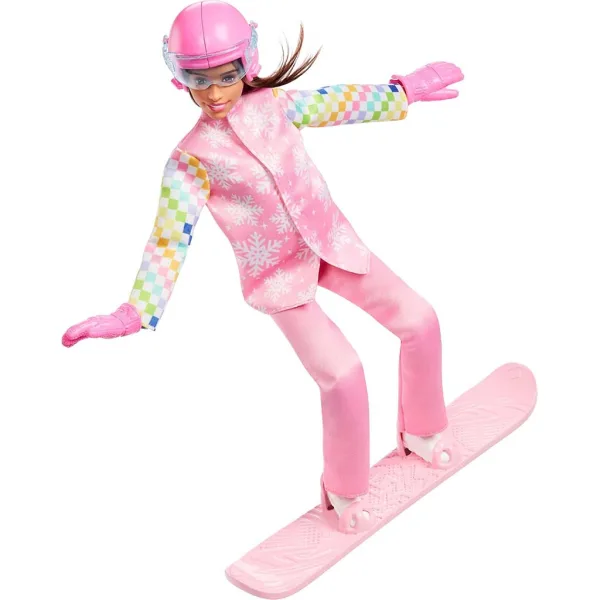 Barbie: 65. výročná kariérna bábika - Snowboardistka - Mattel obrázok 3