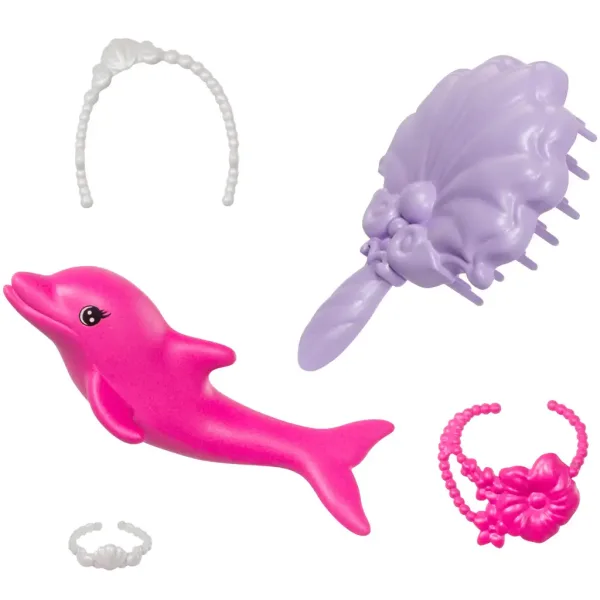 Barbie: Bábika s meniacimi sa farbami a doplnkami - Mattel obrázok 6