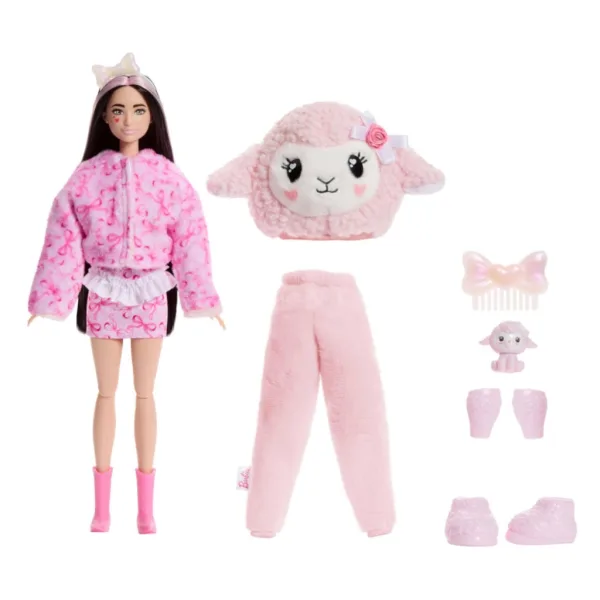 Barbie: Cutie Reveal prekvapujúca bábika - Ovečka - Mattel obrázok 2