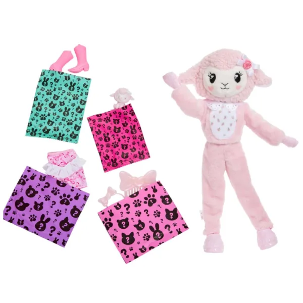 Barbie: Cutie Reveal prekvapujúca bábika - Ovečka - Mattel obrázok 3
