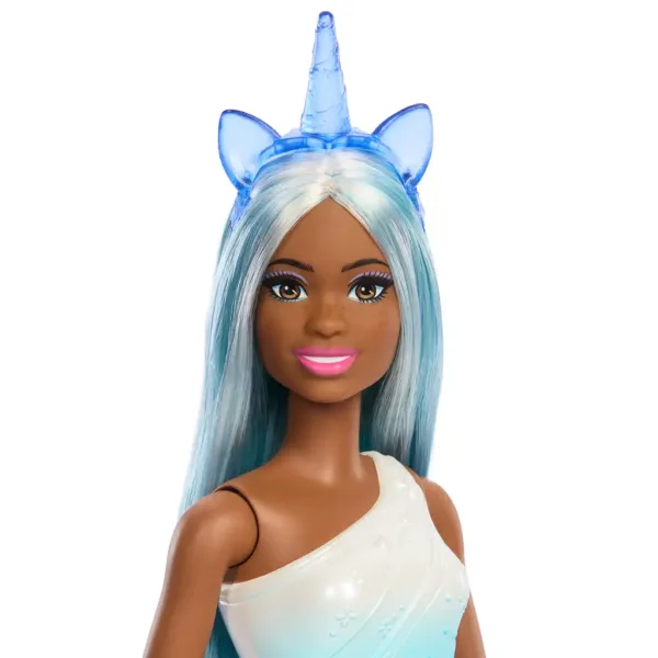 Barbie Dreamtopia: Jednorožec bábika v modrých dúhových šatách - Mattel obrázok 3