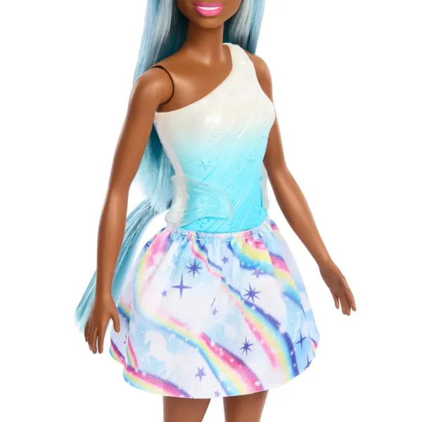 Barbie Dreamtopia: Jednorožec bábika v modrých dúhových šatách - Mattel obrázok 4