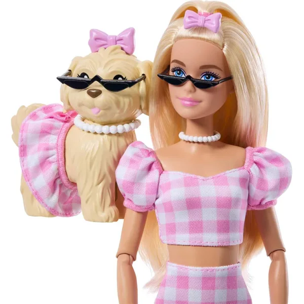 Barbie: Herný set Módne duo s miláčikom v ružovej farbe - Mattel obrázok 3