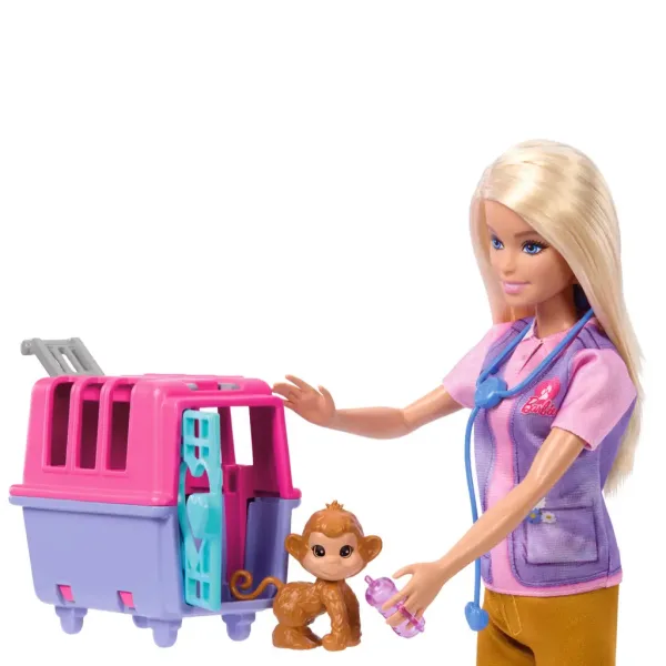 Barbie: Kariéra bábika záchranárka divokých zvierat s doplnkami - Mattel obrázok 4