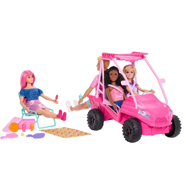 Barbie Mystériá: Plážoví detektívi plážové vozidlo - Mattel obrázok 2