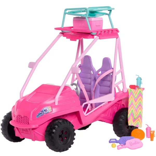Barbie Mystériá: Plážoví detektívi plážové vozidlo - Mattel obrázok 3