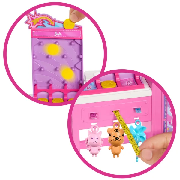 Barbie Mysteries: Plážová detektívka - Herný set so stánkom na cukrovú vatu a bábikou - Mattel obrázok 4