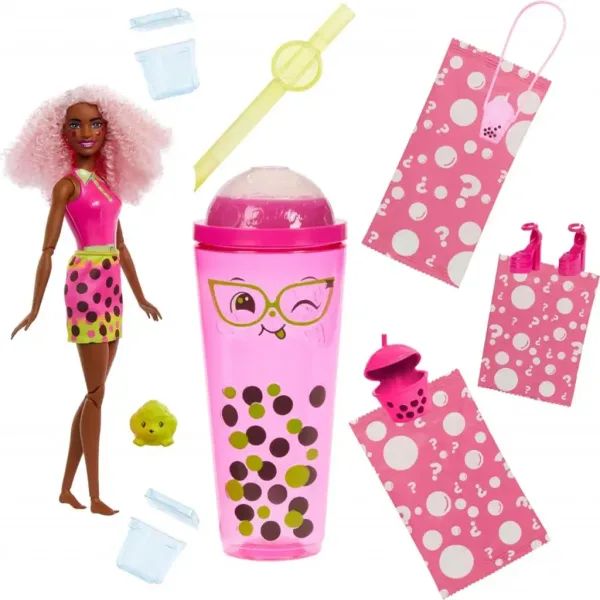Barbie: Slime Reveal Bublinková párty Ružová bábika - Mattel obrázok 2