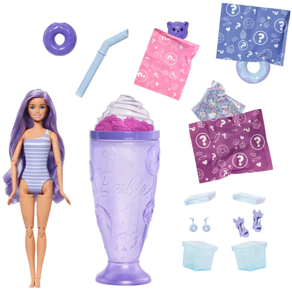 Barbie: Slime reveal voňavý shaker - fialový - Mattel obrázok 2