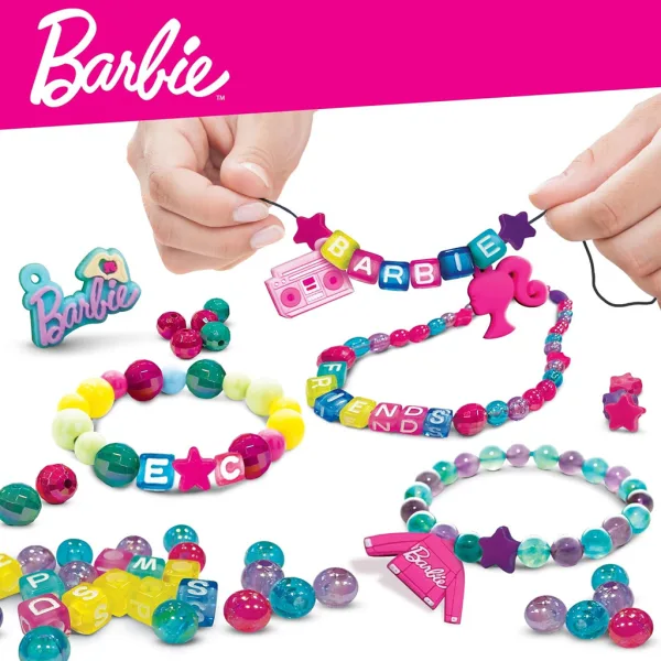 Barbie kabelka na výrobu módnych šperkov s korálkami – Lisciani obrázok 3
