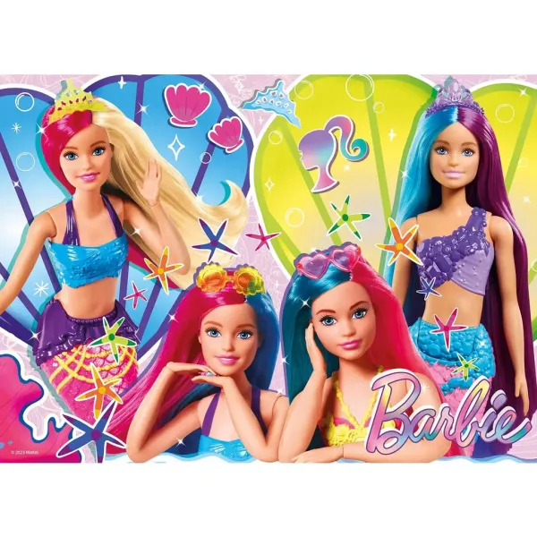 Barbie magický svet 4x48-dielne maxi podlahové puzzle 35x25 cm - Lisciani obrázok 5