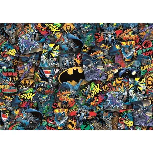 Batman 1000 dielikové nemožné puzzle 70x50cm - Clementoni obrázok 2