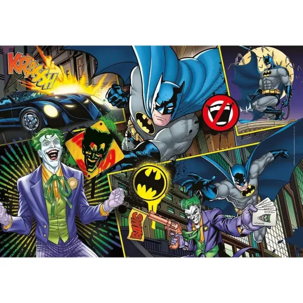Batman vs. Joker 104-dielna supercolor puzzle - Clementoni obrázok 2